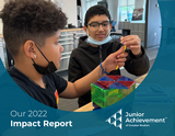 Junior Achievement of Greater Boston Impact Report (2021-2022) cover